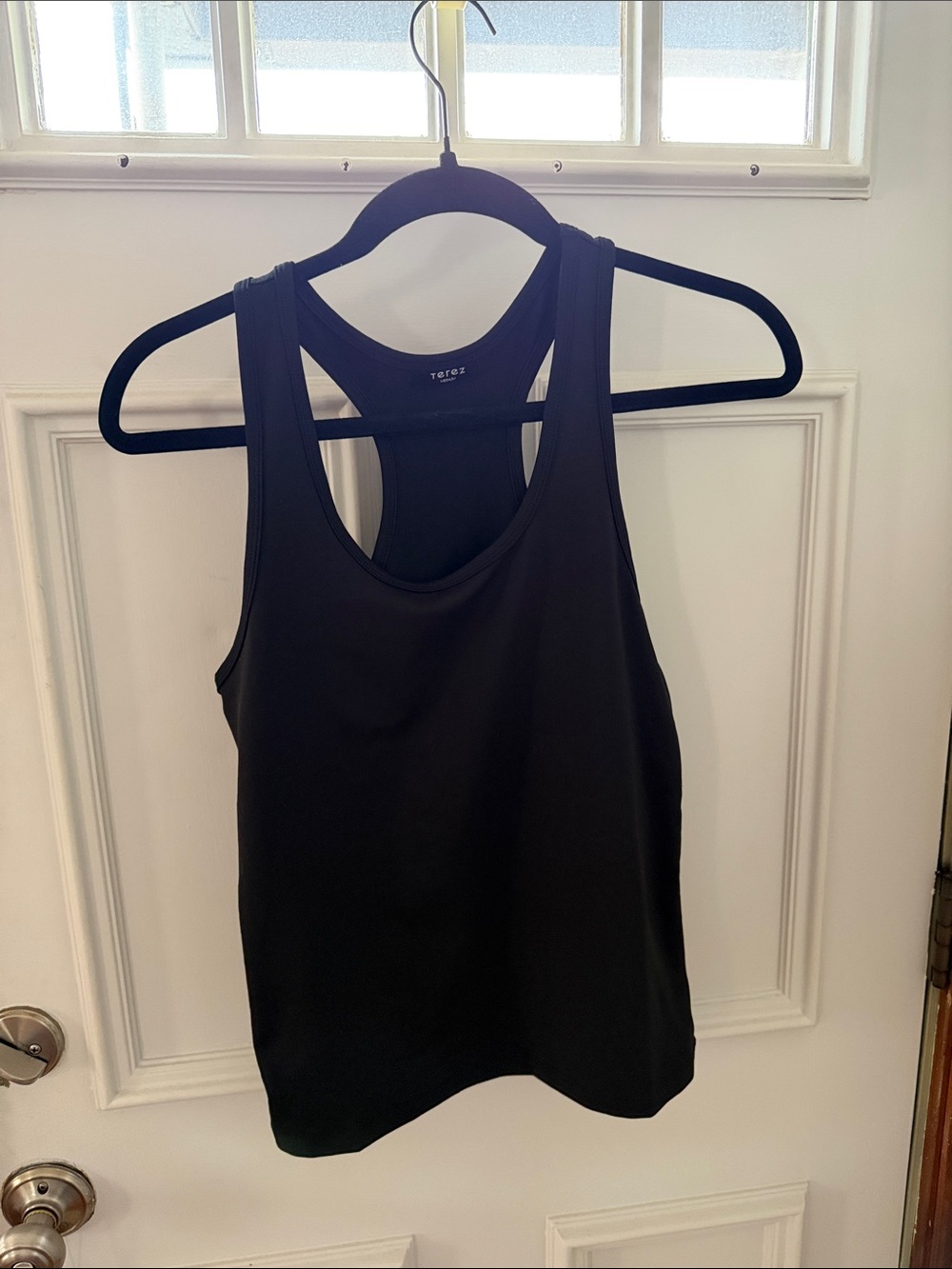Terez Black Racerback Tank - Smooth Active Layer
